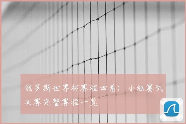 俄罗斯世界杯赛程回看：小组赛到决赛完整赛程一览
